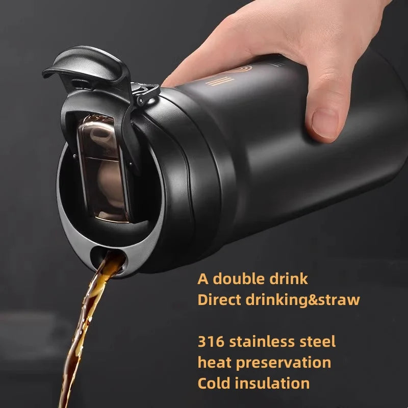 Coffee thermal mug Stainless Steel Thermos Tumbler Cups Vacuum Flask thermo Water Bottle Tea Mug Thermocup commercial affairs