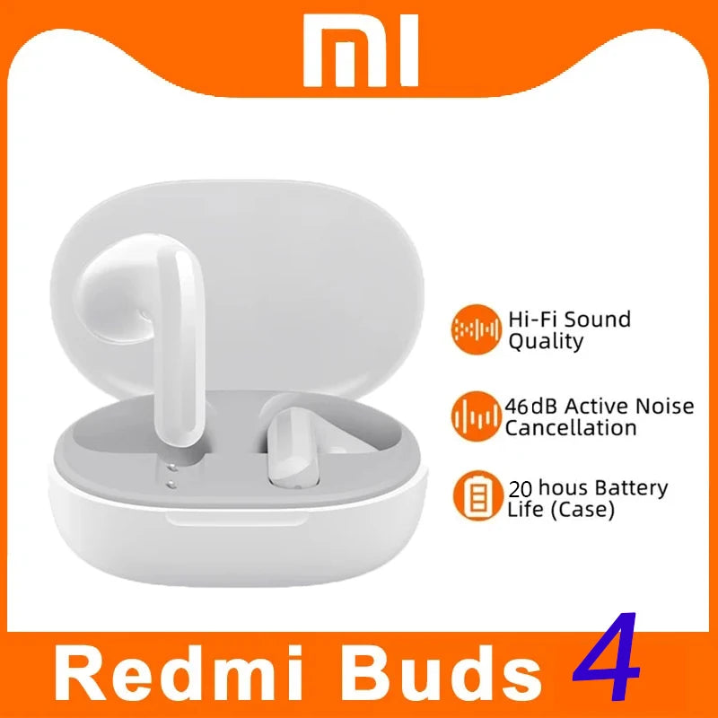 Xiaomi Redmi Buds 4 Lite Wireless Earbuds IP54 Waterproof Headset 20H Playtime Lightweight Comfort Fit Headphones