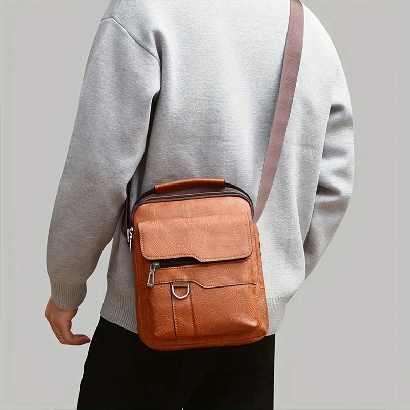 Neutral style shoulder bag for men and women, single strap, cross-body, business style, backpack, casual and fashionable