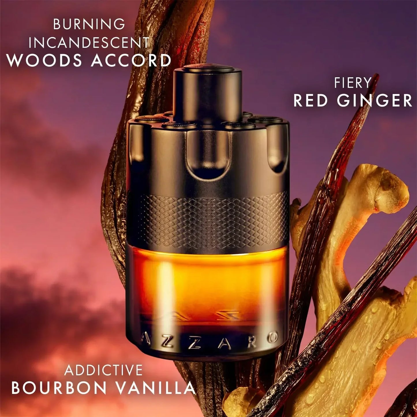 Azzaro The Most Wanted Parfum - An Irresistible Scent for Men, Magnetic Amber Fougère with 12-Hour Longevity