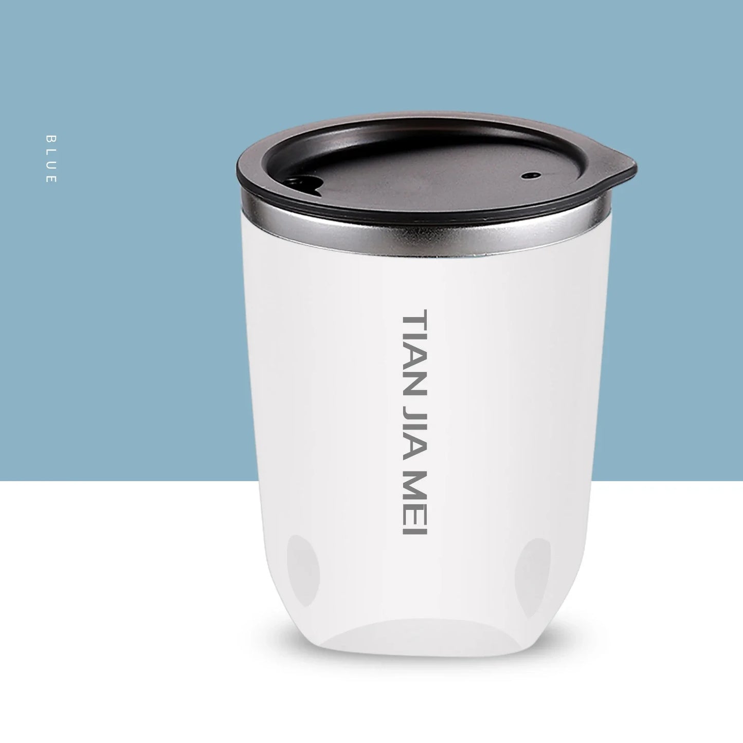 1pc 300ML Thermal Mug Beer Cups Stainless Steel Vacuum Flask Insulated Tumbler Cup with Lid Travel Water Bottle Iced Coffee Cup