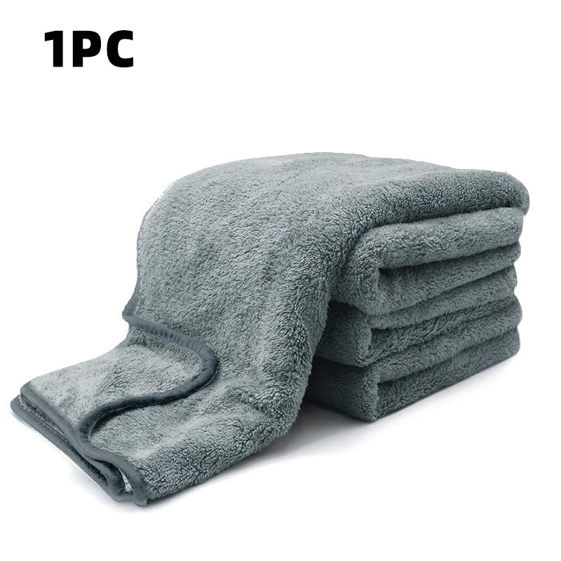 Car Wash High End Microfiber Towel Car Cleaning Drying Cloth Hemming Car Care Cloth Detailing Wash Towel