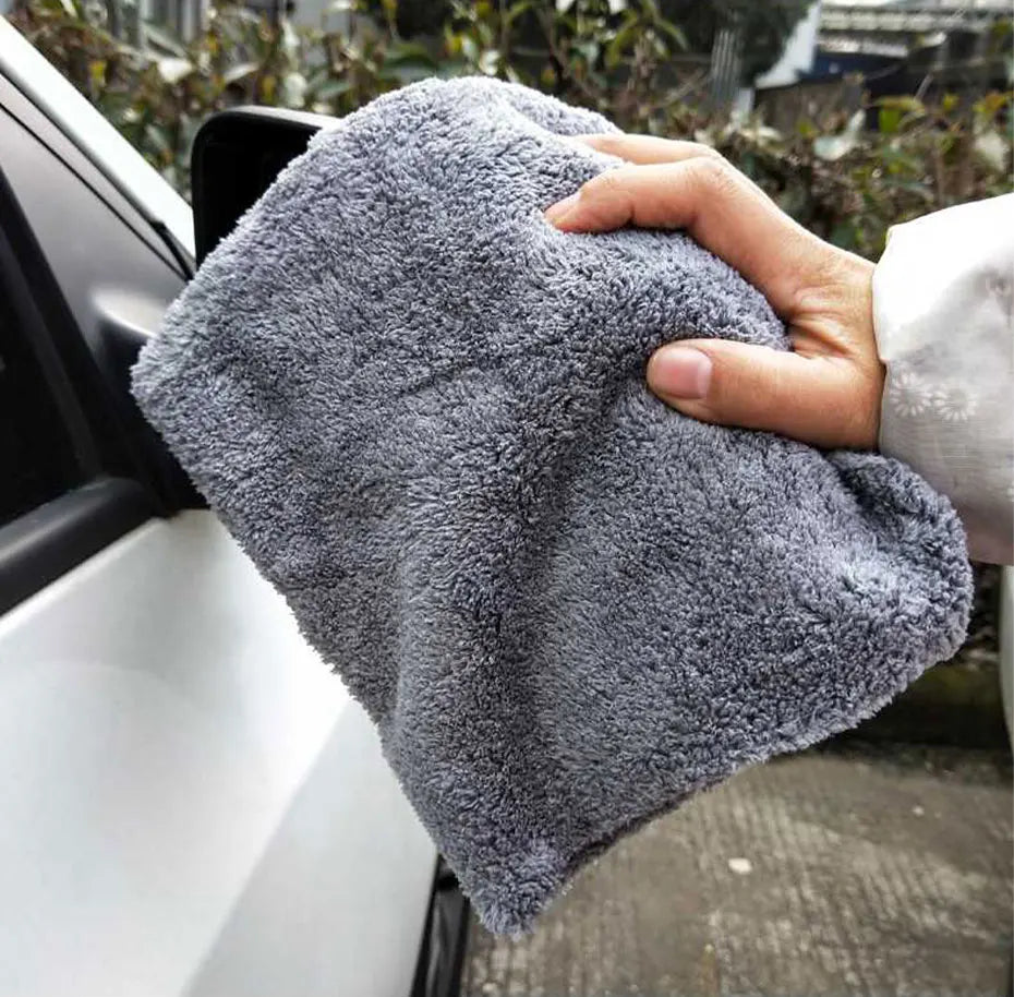 Car Wash High End Microfiber Towel Car Cleaning Drying Cloth Hemming Car Care Cloth Detailing Wash Towel