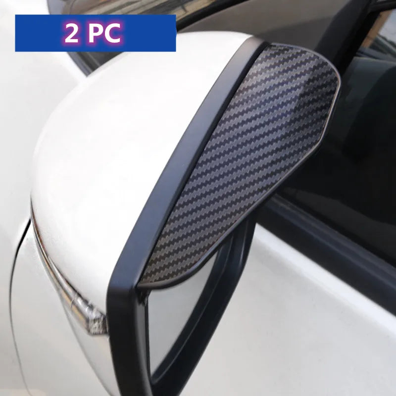 2Pcs Car Rearview Mirror Rain Eyebrow Awnings Shelters Universal Auto Exterior Accessories Parts Rearview Mirror Protector Cover