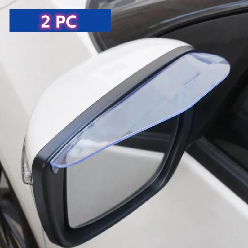 2Pcs Car Rearview Mirror Rain Eyebrow Awnings Shelters Universal Auto Exterior Accessories Parts Rearview Mirror Protector Cover