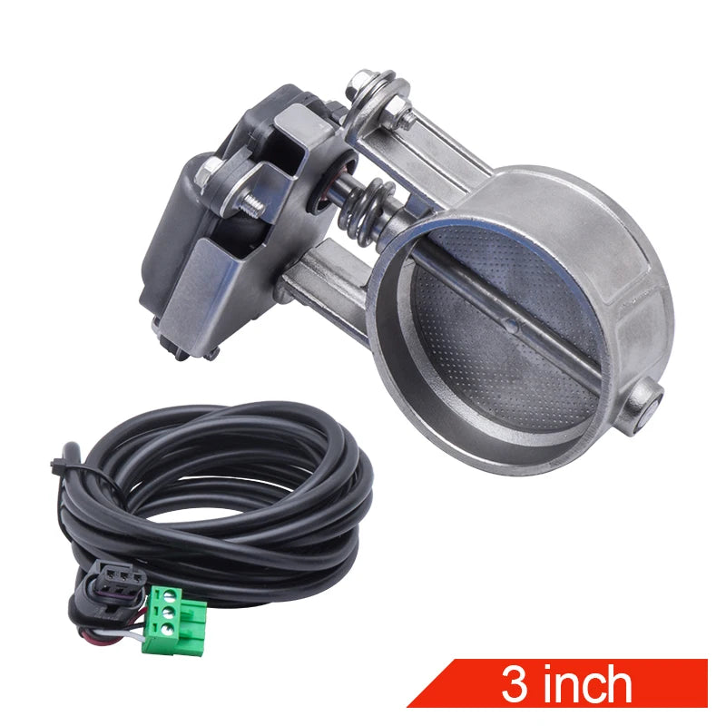 2"/2.36"/2.5"/2.75"/3" inch OBD2 Vacuum pump Exhaust Cutout Electric Control Valve Kit With remote control and APP control