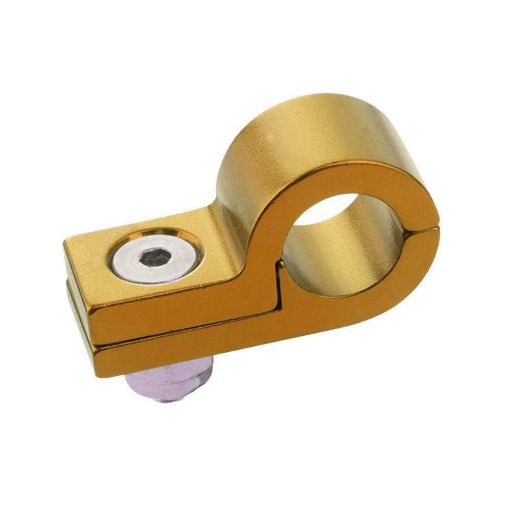 2pcs/pack Billet Aluminum Line P Clamps P Clips To Suit I.D.4.8MM 3/16'' Tubing Line WLJN02-D5 Gold/Purple/Red/Blue/Silver/Black