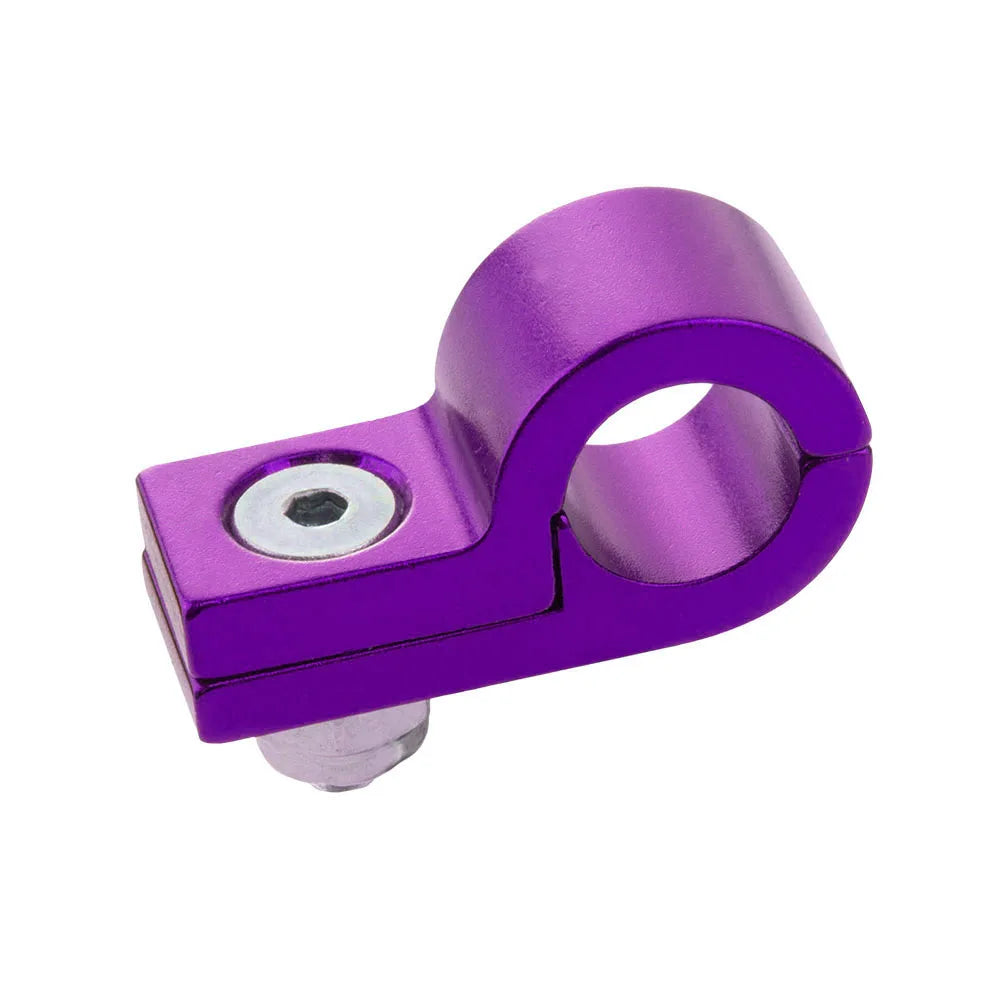 2pcs/pack Billet Aluminum Line P Clamps P Clips To Suit I.D.4.8MM 3/16'' Tubing Line WLJN02-D5 Gold/Purple/Red/Blue/Silver/Black