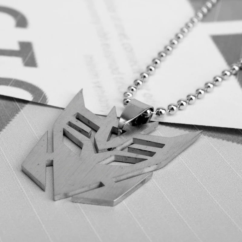 MQCHUN Hot Movie Jewelry Transformation Stainless Steel Pendant Necklace