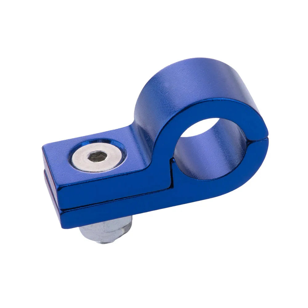 2pcs/pack Billet Aluminum Line P Clamps P Clips To Suit I.D. 12.7MM 1/2'' Tubing Line WLJN02-05Gold/Purple/Red/Blue/Silver/Black