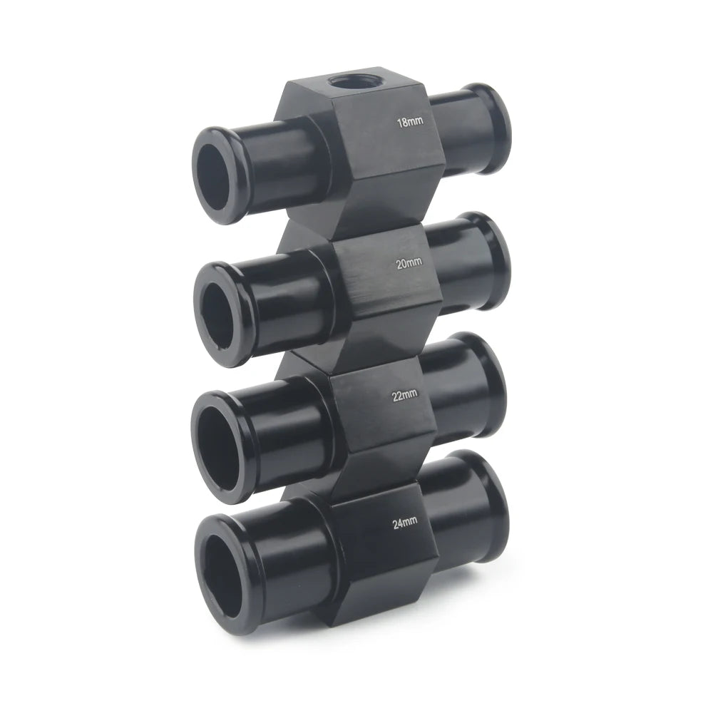 1/8 Npt Hose Adapter Water Temp Joint Pipe Sensor Black Water Temp Gauge Radiator Temperature 18MM 20MM 22MM 24MM