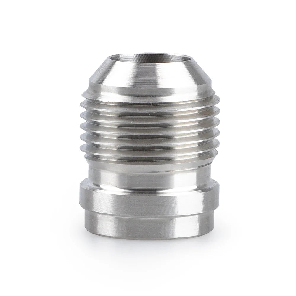 1PCS AN6 AN8 AN10 AN12 AN16 AN20 Male Billet Stainless Steel Straight Male Weld Fitting Adapter Weld Bung Nitrous Hose Fitting