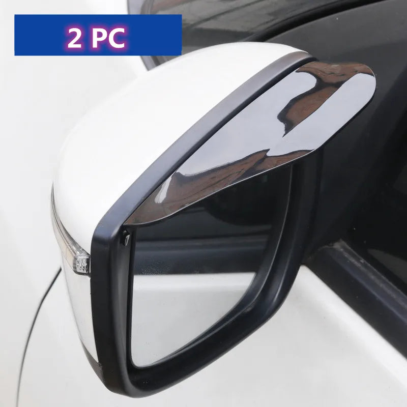 2Pcs Car Rearview Mirror Rain Eyebrow Awnings Shelters Universal Auto Exterior Accessories Parts Rearview Mirror Protector Cover