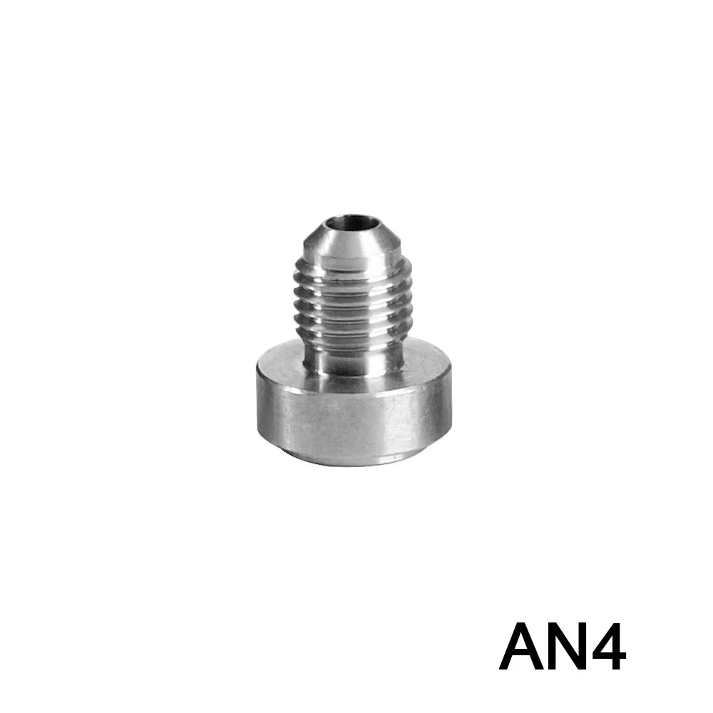 1PCS AN6 AN8 AN10 AN12 AN16 AN20 Male Billet Stainless Steel Straight Male Weld Fitting Adapter Weld Bung Nitrous Hose Fitting