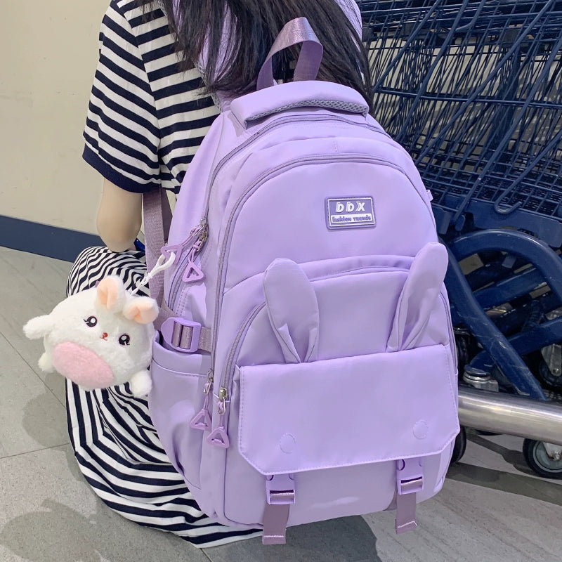 Backpack Rabbit Ears Female Japanese Style Primary School Student Schoolbag