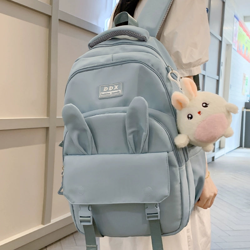 Backpack Rabbit Ears Female Japanese Style Primary School Student Schoolbag