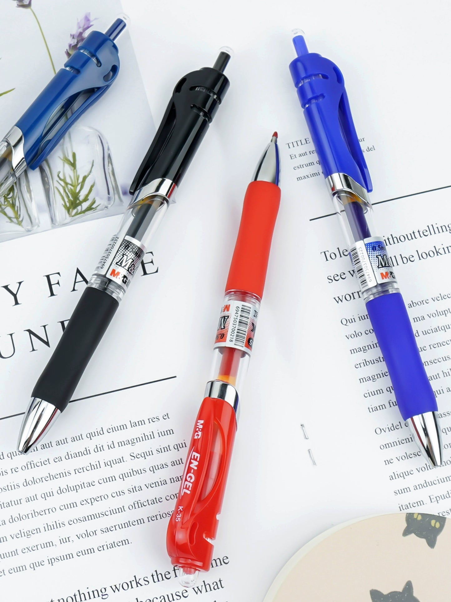 Chengguang Quick-Drying Ink Blue Original Hot Sale Press Gel Pen