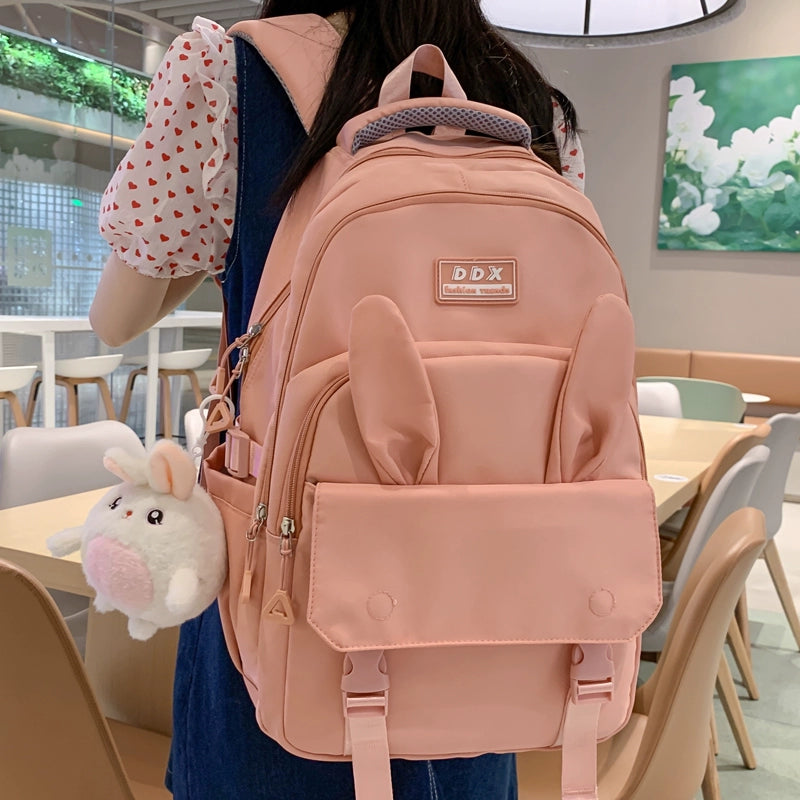 Backpack Rabbit Ears Female Japanese Style Primary School Student Schoolbag