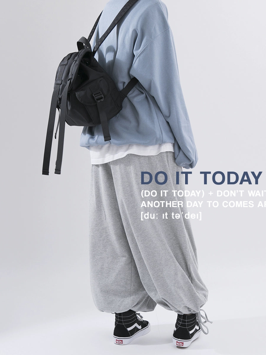 Mini Casual K-style Minimalist Easiest for Match Women's Double Backpack