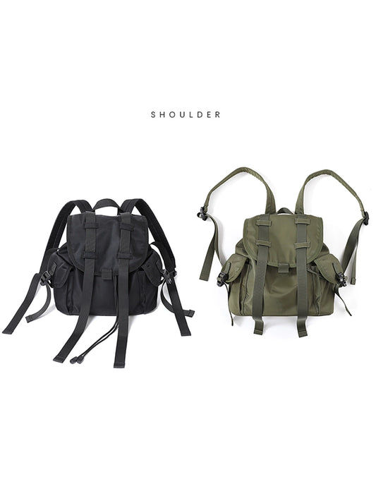 Mini Casual K-style Minimalist Easiest for Match Women's Double Backpack