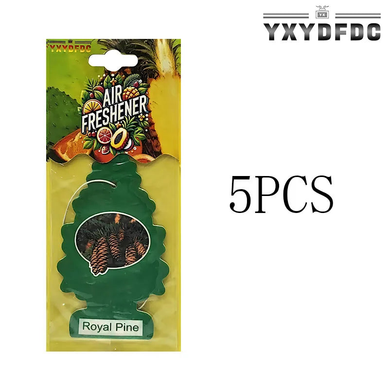 YXYDFDC Car Air Freshener Natural scented tea paper Auto Hanging perfume fragrance christmas tree car accessories interior