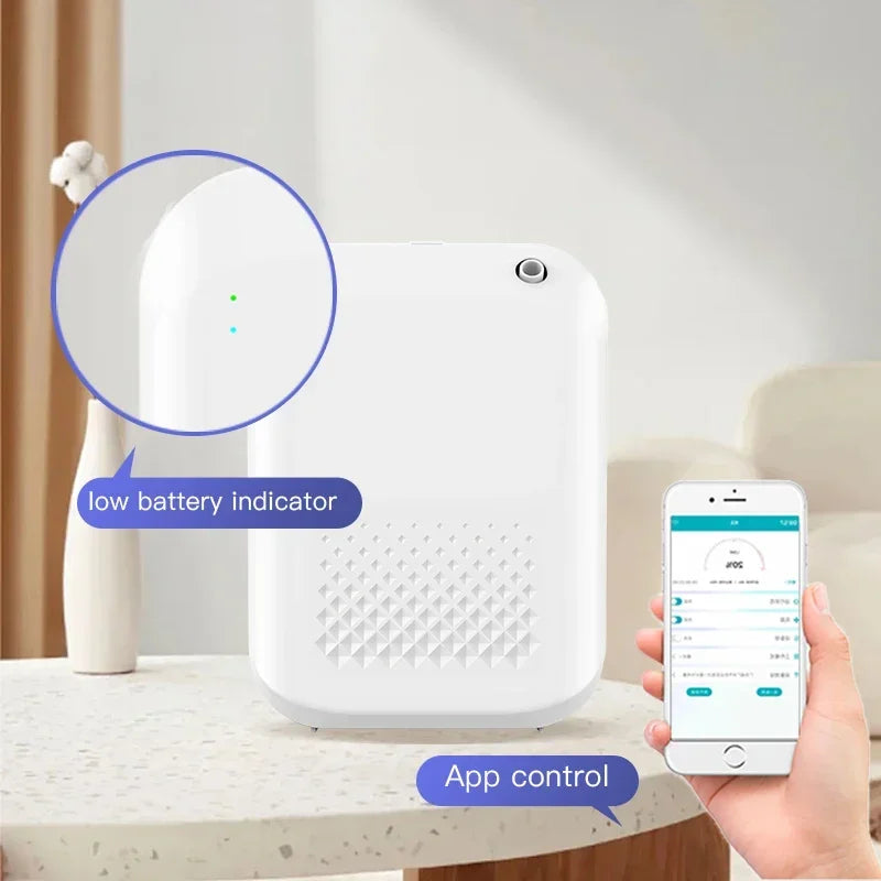 NAMSTE  300m³ Battery Aroma Diffuser Bluetooth Electric Scent Diffuser Wall Hanging Essential Oil Diffuser Home Air Freshener