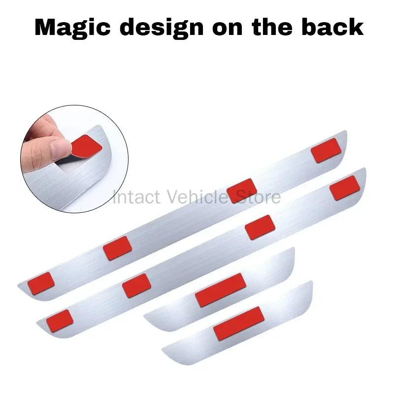 Custom car threshold bar free wiring welcome pedal atmosphere light led car intelligent sensing magic streamer decorative light