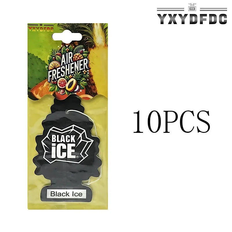 YXYDFDC Car Air Freshener Natural scented tea paper Auto Hanging perfume fragrance christmas tree car accessories interior