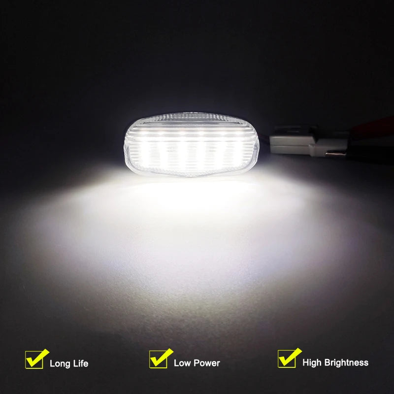 12V LED Number Plate Lamp For Honda XR-V XRV 2015 2016 2017 2018 2019 2020 White License Plate Light Assembly