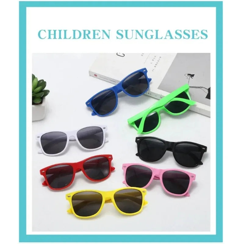2023 Fashion Brand Kids Sunglasses Child Black Sun Glasses Anti-uv Baby Sun-shading Eyeglasses Girl Boy Sunglass