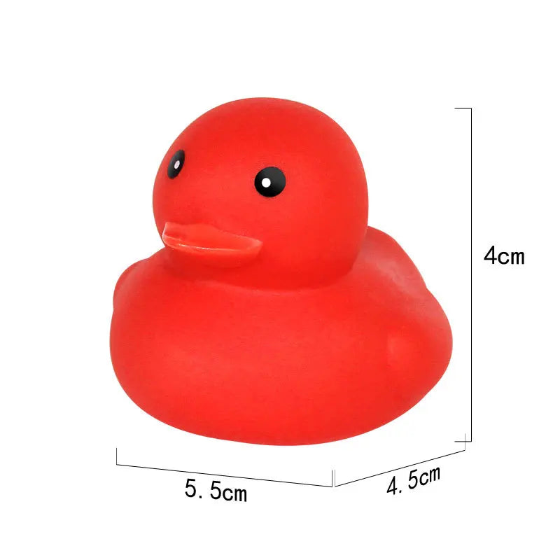 Car Decorative Ornaments, Duck, Little Yellow Duck, Bathing, Pinching and Squawking Little Duck, Children's Water Toy