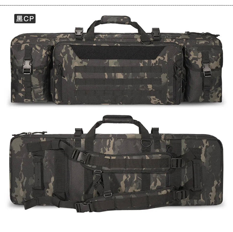 YAKEDA 1000D Multifunctional Tactical Gun Bag 36inch Backpack Handbag Camouflage Double Shoulder Waterproof Fishing Backpack