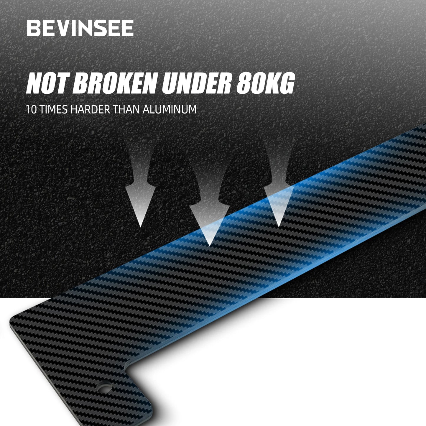 BEVINSEE Dry Carbon Fiber K Series Spark Plug Cover Insert for Honda Acura Accord Civic CRV K20 K24 Engine