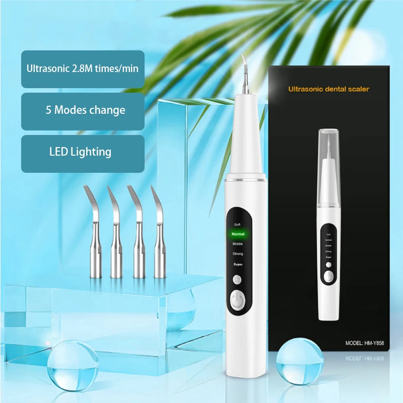 Xiaomi Youpin Ultrasonic Dental Scaler 2.8M/min High Frequency Vibrating Teeth Cleaner Plaque Calculus Tartar Stains Remover