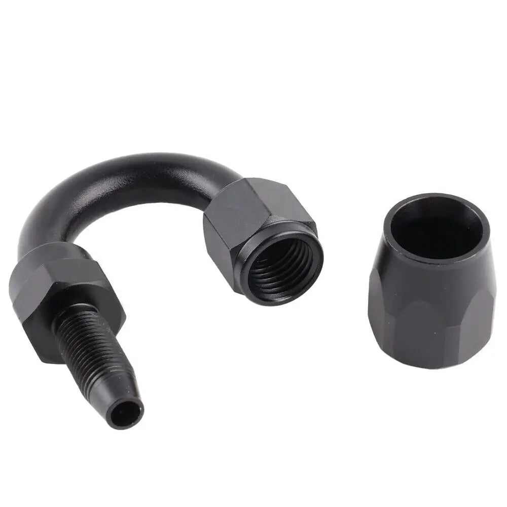 1 Pc Universal AN10 AN12 AN16 Straight 45 60 90 120 150 180 Degree Oil Fuel Swivel Hose End Fitting Oil Hose End Adaptor Kit