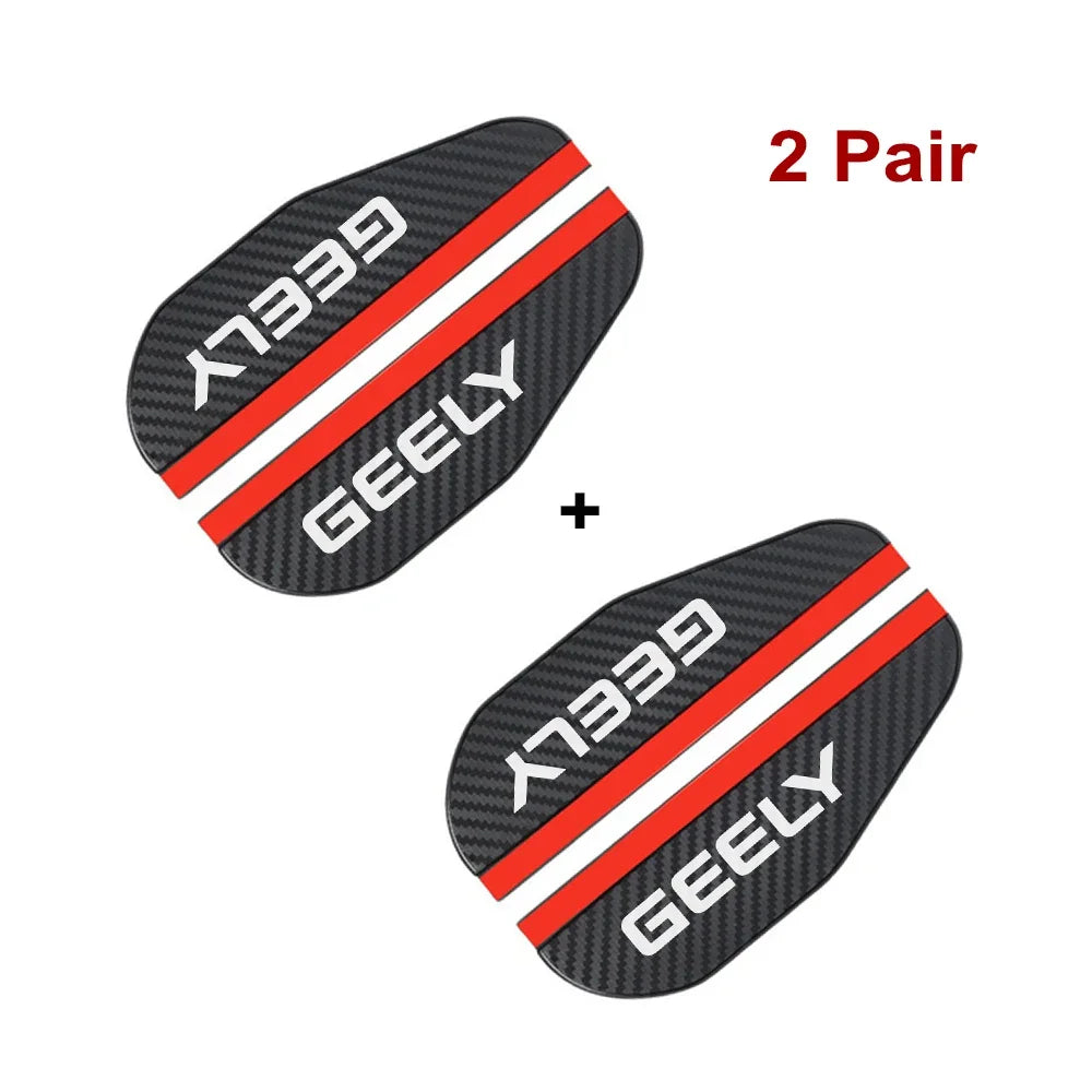 For GEELY GC6 GC9 LC EMGRAND X7 EC7 EC8 CK ATLAS CK2 CK3 2pcs Flexible PVC Rearview Mirror Cover Rain Shade Rainproof Blades Pad