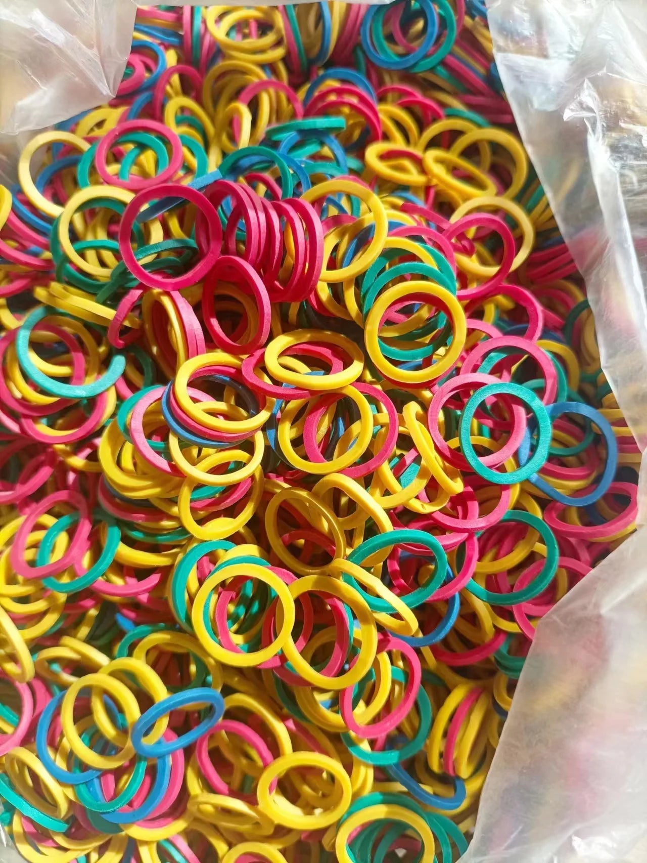 100PCS Pet Dog Cat Hair Bows Colorful Rubber Bands Colored Top Elastic for Dog Grooming Bows Puppy Accessories Pet Products
