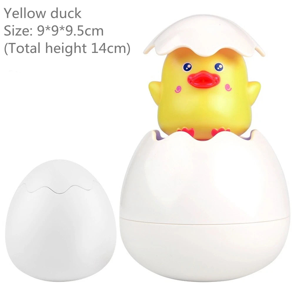 Baby Bathing Toy Kids Cute Duck Penguin Egg Water Spray Sprinkler Bathroom Sprinkling Shower Swimming Water Toys Kids Gift