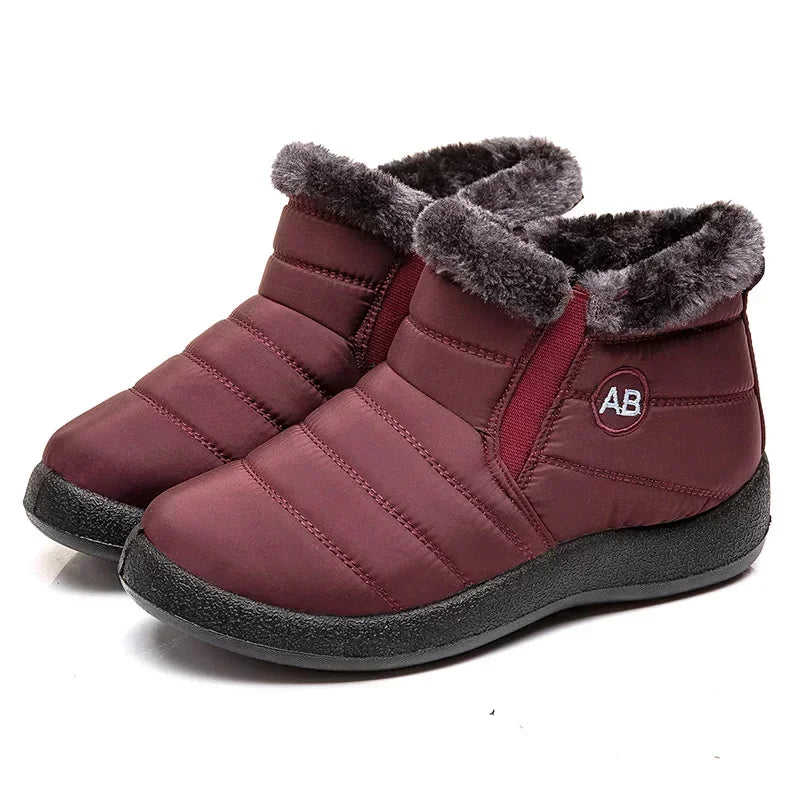 2024 New Waterproof Women Boots Winter Snow Boots for Women Winter Shoes Daily Casual Lightweight Cotton Shoes Ankle Botas Mujer