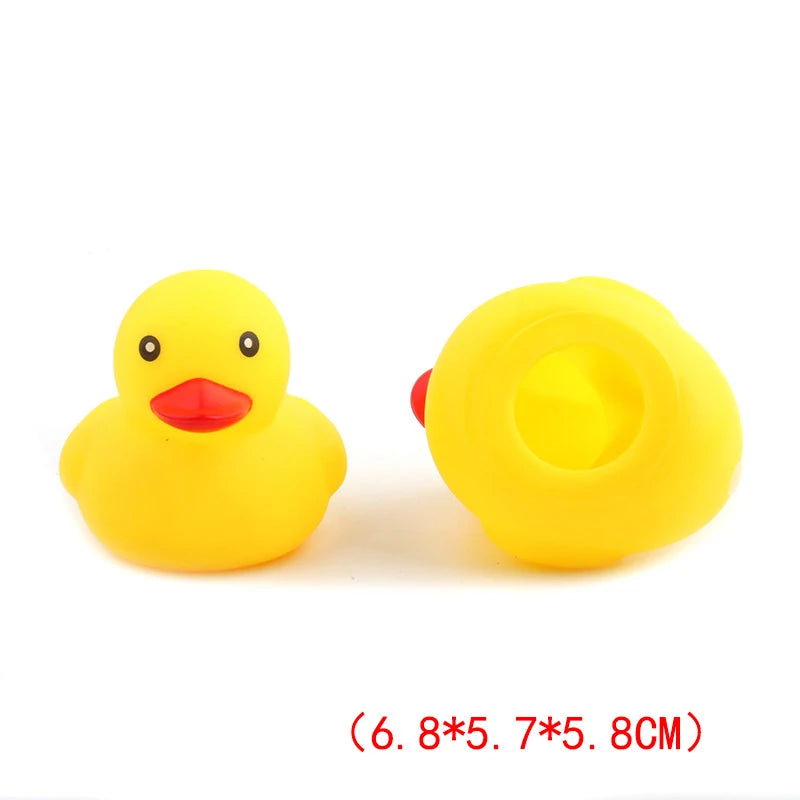 Yellow Black Rubber Duck Animal Pattern Helmet with Propeller for Car Bike Handle Bar Decoration Rubber Squeeky Duckling Duckies