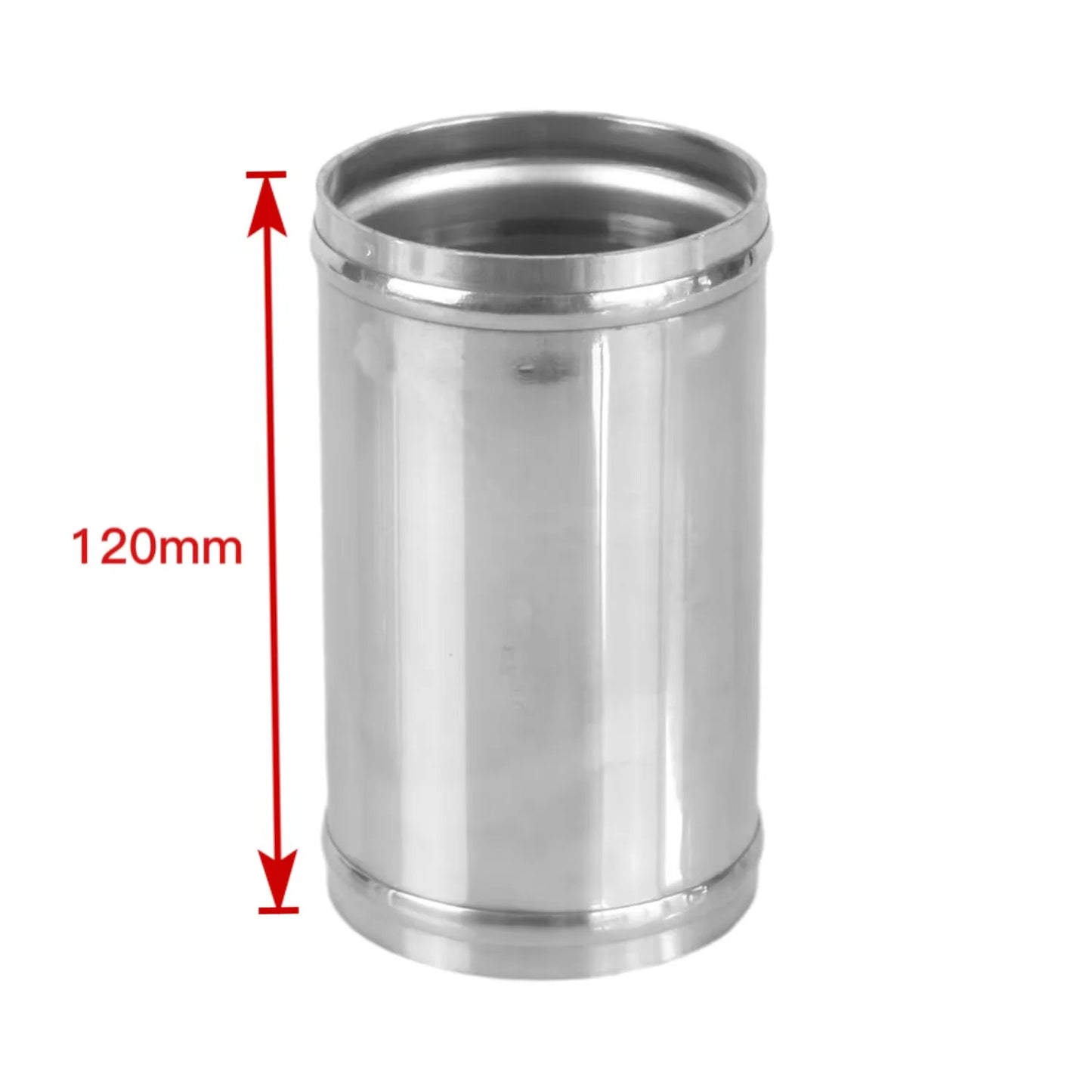 Universal Aluminum Tube 51mm 57mm 63mm 70mm 76mm Turbo Engine Connector Adapter Joiner 120mm Length Alloy Air Cold Intake Pipe