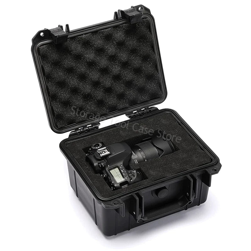 Waterproof Protective Tool Box Hard Carry Tool Case Bag Storage Box Equipment Instrument Toolbox Organizer Outdoor Suitcase