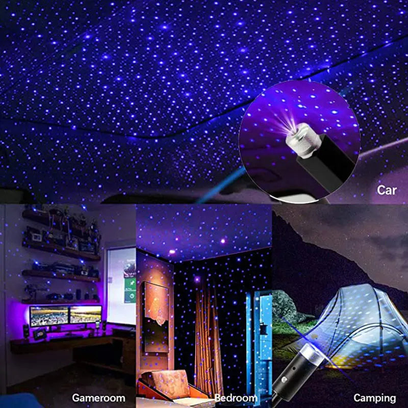 Mini LED Car Roof Star Night Light Projector For Citroen C1 C2 C3 C4 C5 C6 C8 C4L Elysee Xsara CACTUS DS3 DS4 DS5 DS5LS DS6