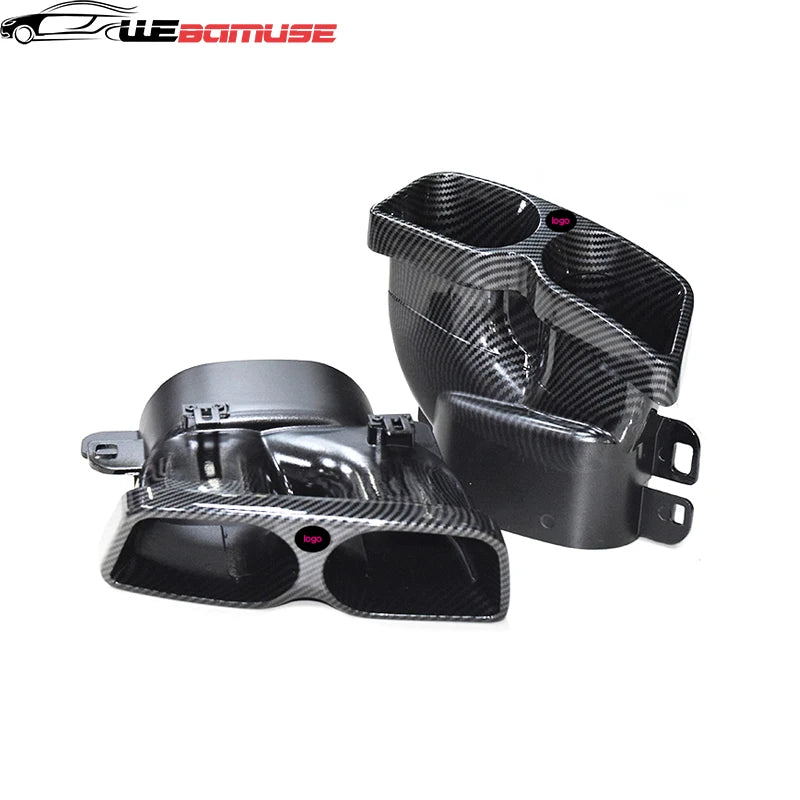 Car Exhaust Tip For Benz W205 W212 W213 W218 W222 CLS C E S Class Exhaust System Rear Muffler Tip Tailpipe Exhaust Tips Tailpipe