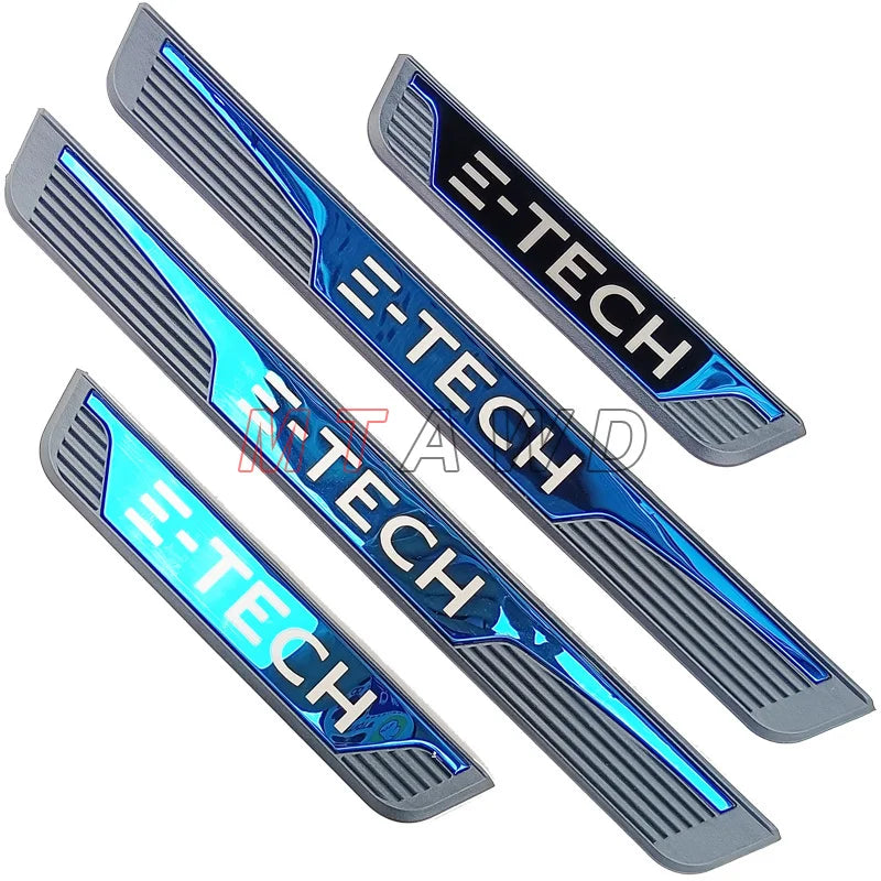For BYD Shark Sealion 6 Song Plus DM-i 2021-2025 Stainless Chrome Car Door Sill Scuff Plate Guard Pedal Protector Cover Styling