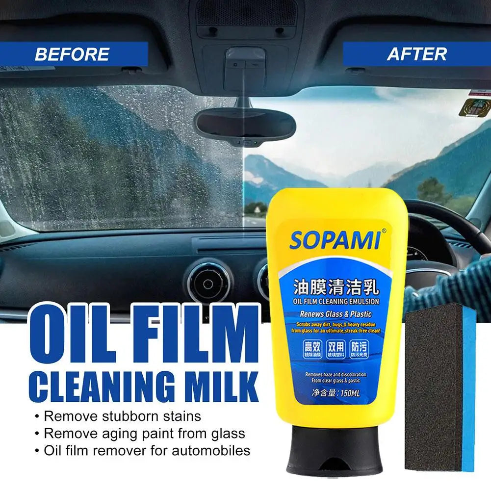 150ml Sopami Car Coating Spray, Sopami Oil Film Cleaning Emulsion Car Polish Car Polish Renovator Wash Waterless Protection Care