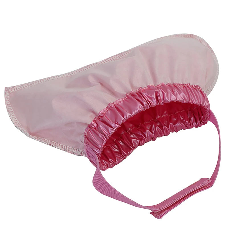 Bath Shower Cap for Cat Double Waterproof Layers Bathing Shower Dog Shower Cap Prevent Water From Getting Into the Ears
