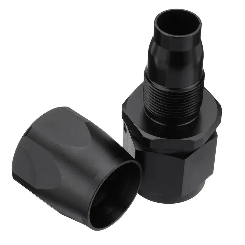 Universal AN4 AN6 AN8 AN10 AN12 Straight 45 90 120 180 Degree Car Oil Fuel CPE Swivel Hose End Fitting Oil Hose End Adaptor