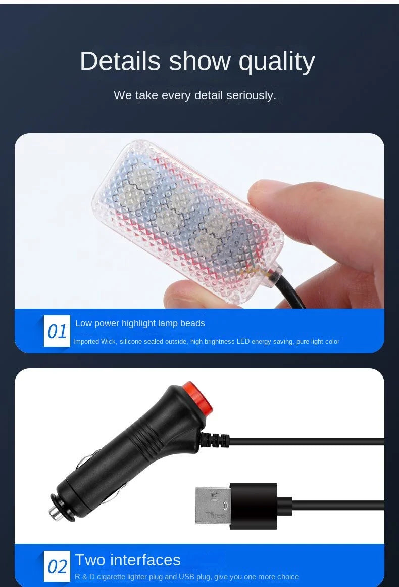 New Neon LED Car Interior Ambient Foot Strip Light Kit Accessories Backlight Remote App Music Control Auto RGB Decorative Lamps