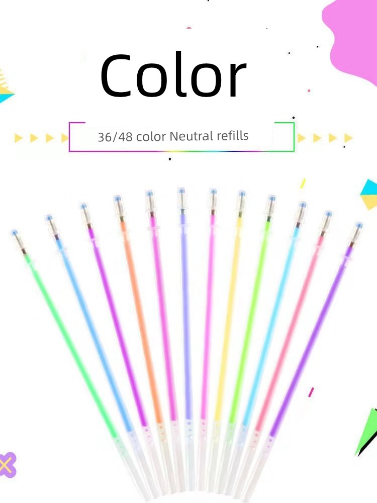 100 Color Stroke Key Fluorescent Metal Multi-Purpose Refill
